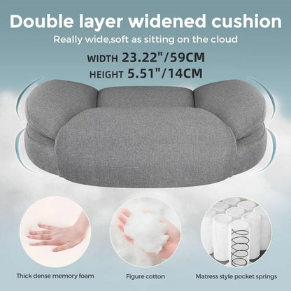 Executive Ergonomic Office Chair for Big and Tall, High Back Desk Chair with Padded Flip-up Armrests and Lumbar Support