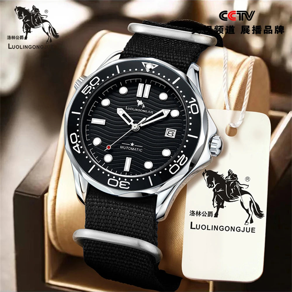 Men's Luxury Brand Business Sport Automatic Mechanical Watches 2025 Waterproof MM300 NH35 Steel Watch For Man WristWatches Clock