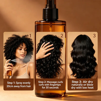 YUITIKUE Leave-In Conditioner Spray 100ml for Dry, Damaged, Curly & Color-Treated Frizzy Hair