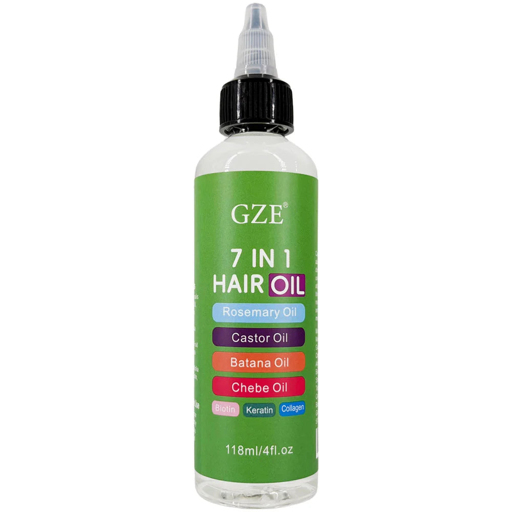 7-IN-1 Hair Oil Enriched With Rosemary Oil Castor Oil Batana Oil Chebe Oil Biotin Keratin Collagen for Hair Strongs,...