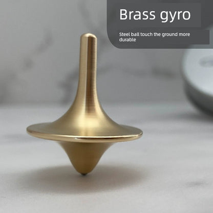 Dream Space Gyro Stainless Steel Gyro Mini Decompression Film Alloy Pure Copper Pure Metal Decompression Brass Gyro