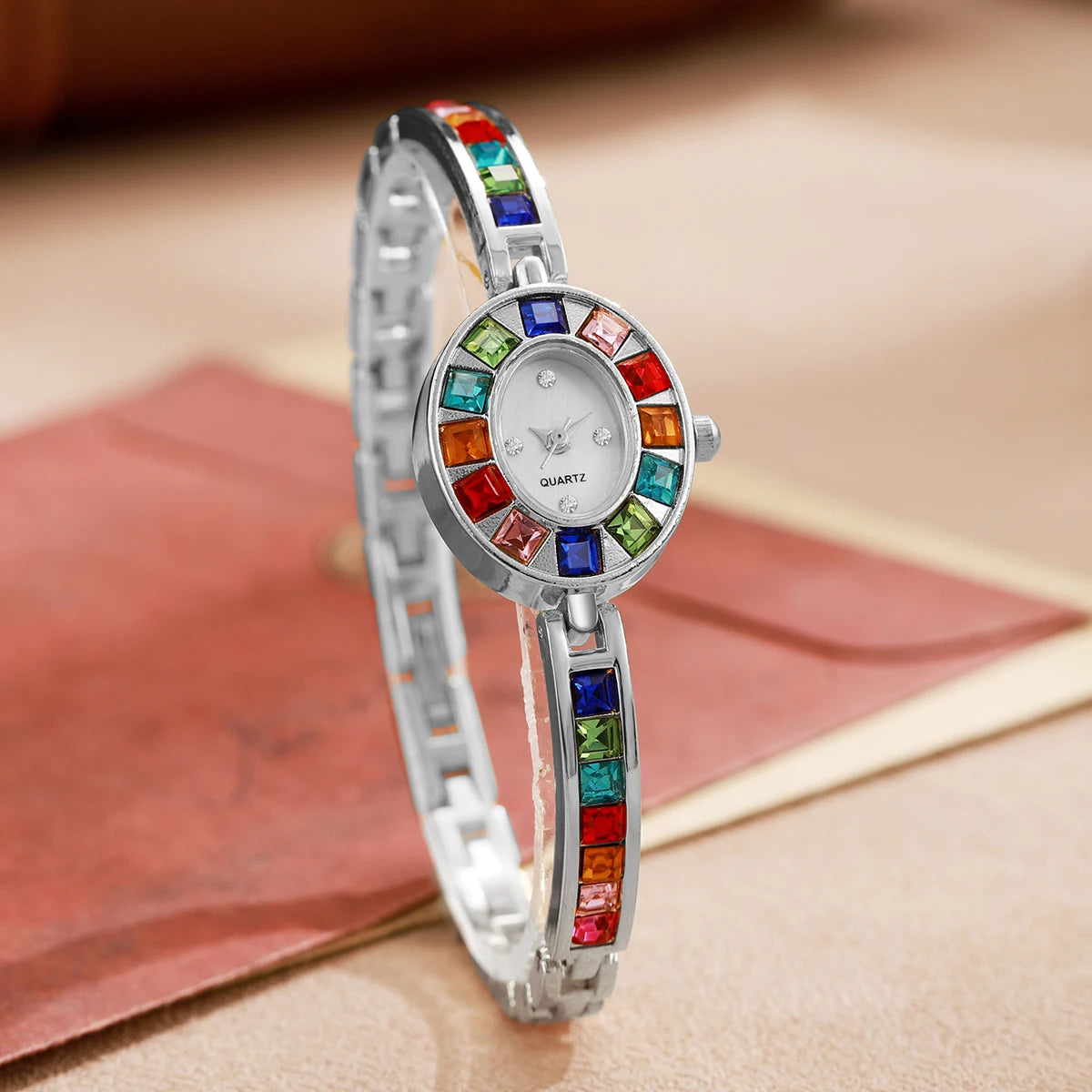 Luxury Rhinestone Women Watches Fashion Bracelet Band Ladies Quartz Watch Reloj Mujer Girls Clock Gift（Without Box） |...