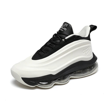 Chunky Sneakers Plus Size 45 Mens Designer Air Cushioned Basketball Shoes Fashion Casual Leather Height Increased Platform Shoes