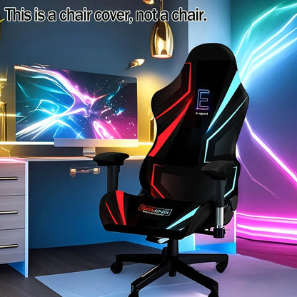 One-Piece Stretch Gaming Chair Cover Brilliant Green Light Chair Cover High Elasticity for Office Gaming Chairs Home Decoration - Kimlud