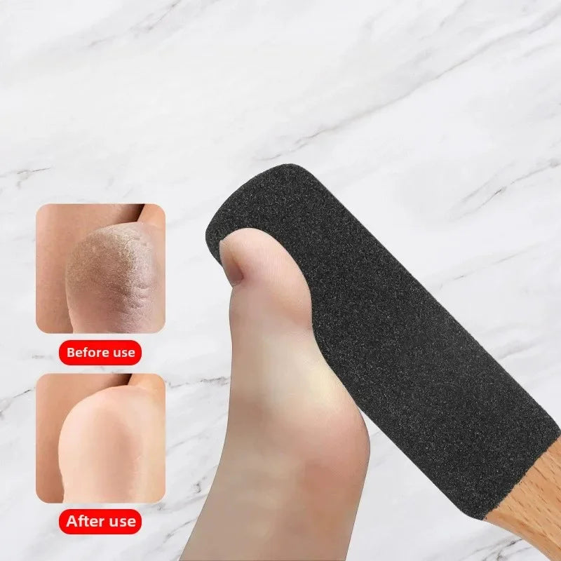 1pc Beechwood Foot File Rasp Tool for Heel Cracks & Dead Skin - Expert Callus Remover & Exfoliating Scrubber for Pedicure