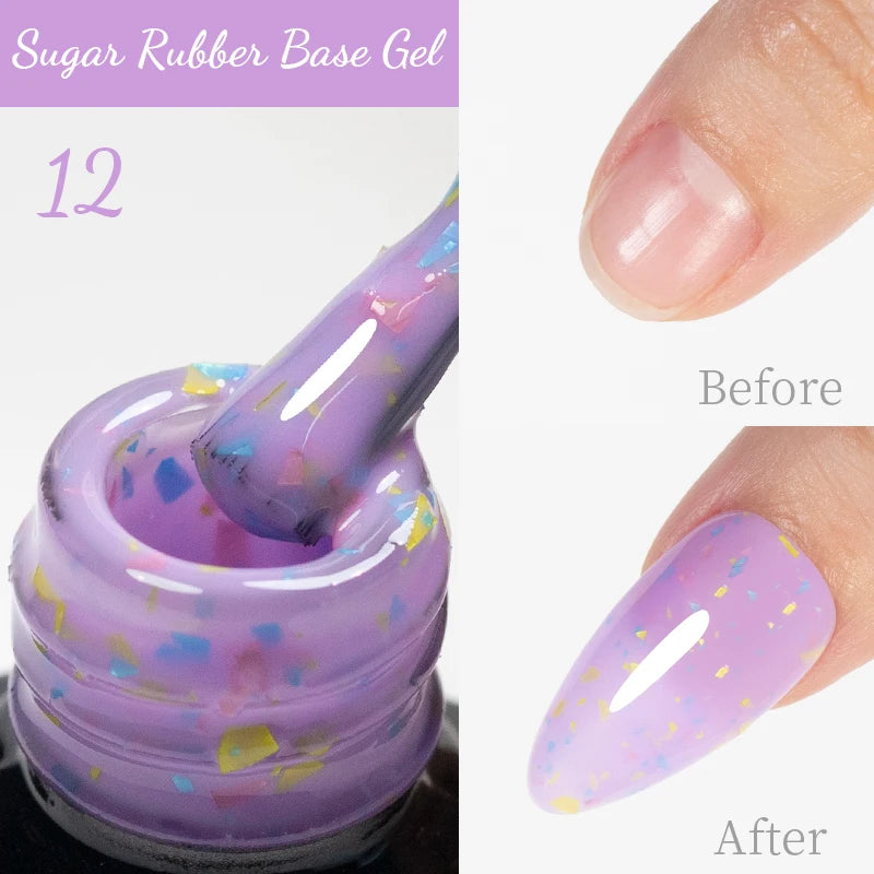 7.5ML Sparkling Reflective Glitter Gel Nail Polish Pink Purple Red Blue Colors Dark Flashing Nail Gel Soak Off UV Nail Varnish