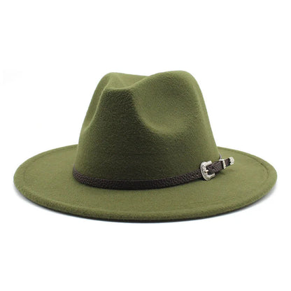 New British Style Felt Jazz Fedora Hat Panama Trilby Hats For Women Men Gentleman Wedding Party Hat