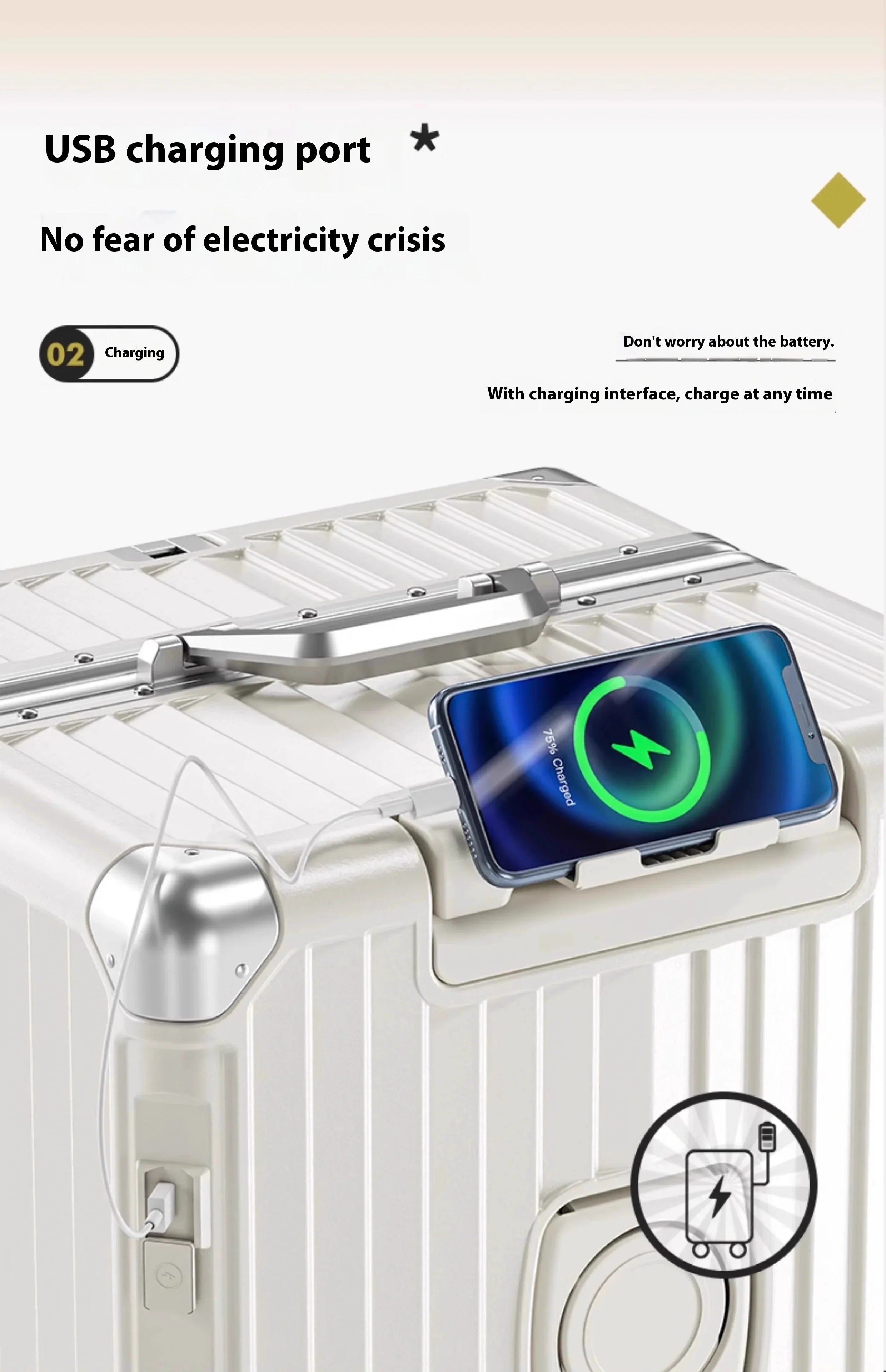 Multifunctional Suitcase Large Capacity 30inch Thickened Sturdy Aluminum Frame Travel Suitcase Trolley Case Extra Large...
