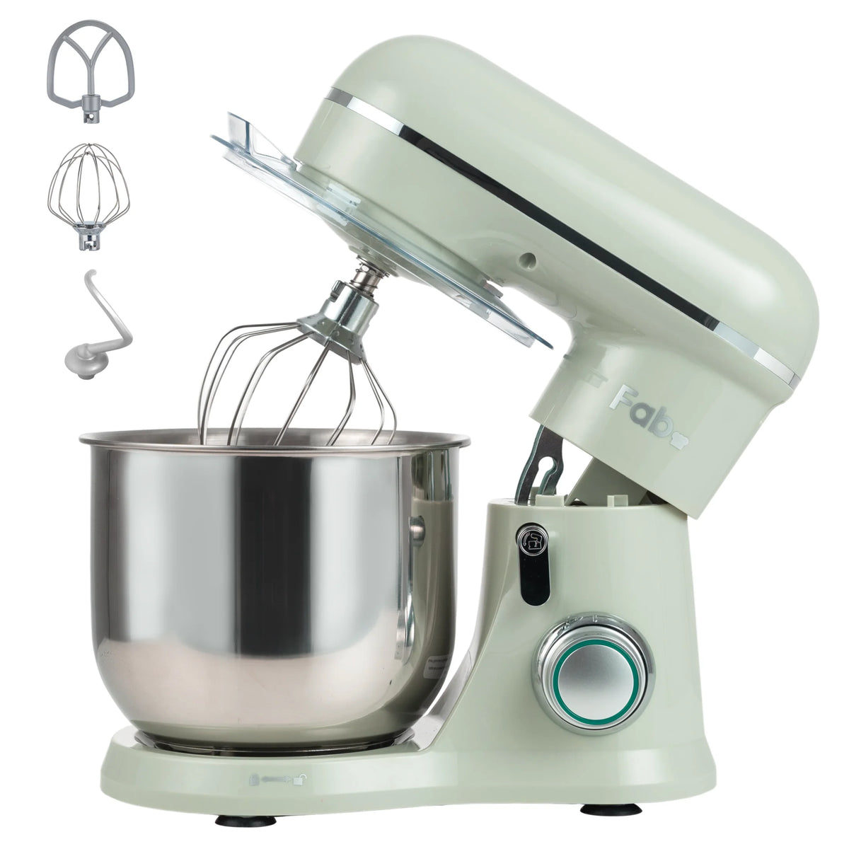 Stand Mixer 6.5QT 6-Speed 450W Tilt-Head Food Mixer Stainless Steel Electric Food Mixer Kitchen Mixer For Daily Use - Kimlud