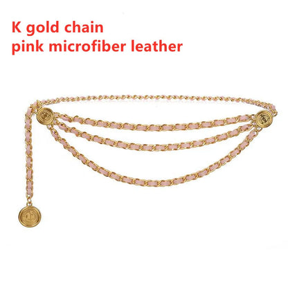 Metal Tassel Chain Waist Chain Belt For Women Temperament Retro Pendant Decoration Simple Durable Thin Belt | Kimlud Mid...