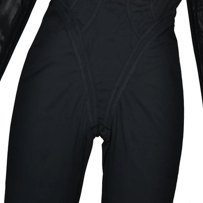 New Sexy Tights Jumpsuit Women Slim Stretchy Sexy Backless Pancil Pants Rompers Long Sleeve Streetwear Spring Autumn 64037 - Kimlud