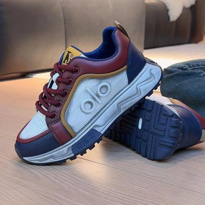 Fashion Comfortable Anti slip Breathable Board Sneakers 2026 Autumn New Men's Casual Shoes Retro Thick Sole Low-top Man Footwear