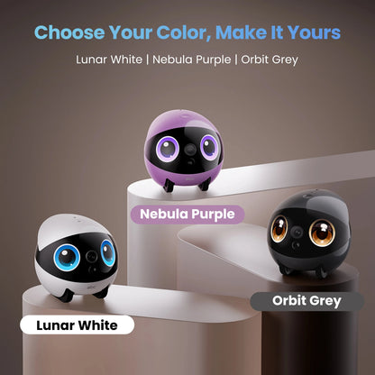 EBO AIR 2 PLUS Intelligent Pet Companion Robot, 3k Camera, Video Call and AI Artificial Intelligence Patrol Function - Kimlud