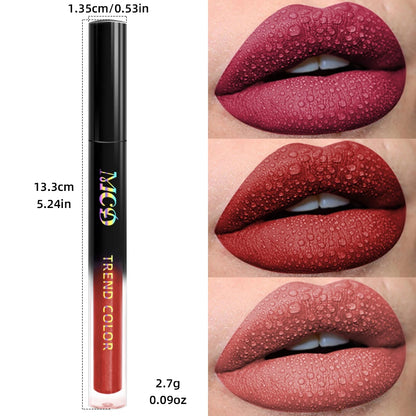 19 Colors Matte Velvet Lip Gloss Waterproof Liquid Lipstick Nude Black Lips Tint Makeup Lip Glaze Cosmetics Red Lip...