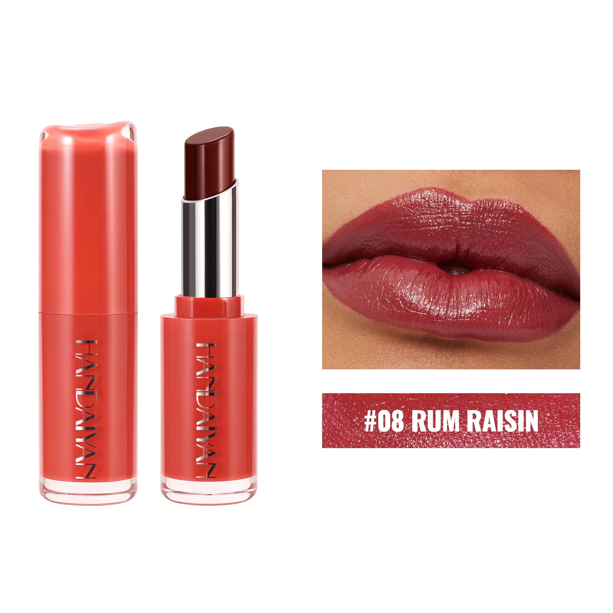 Velvet Matte Lipstick 8 Colors Long Lasting Waterproof Moisturizing Non Stick Lip Makeup For Daily Natural Look - Kimlud