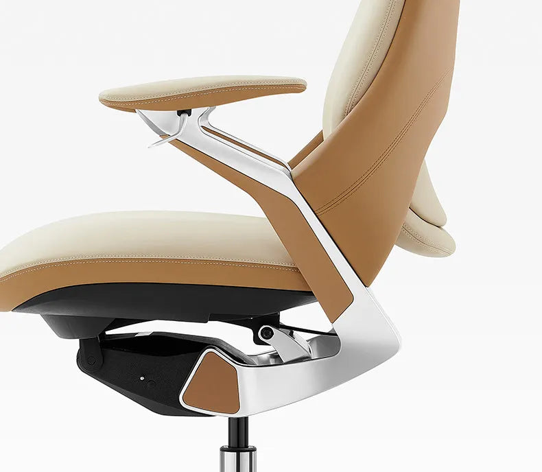 Computer Relaxing Office Chair Ergonomic Mobile Wheels Leather Office Chair Backrest Modern Sillas De Oficina Library...