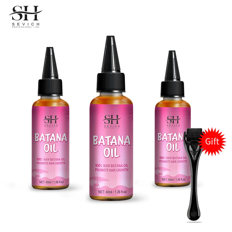100% Batana Hair Fast Growth Oil Set African Crazy Traction Alopecia Batana Hair Mask Anti Hair Break Hair Regrowth...