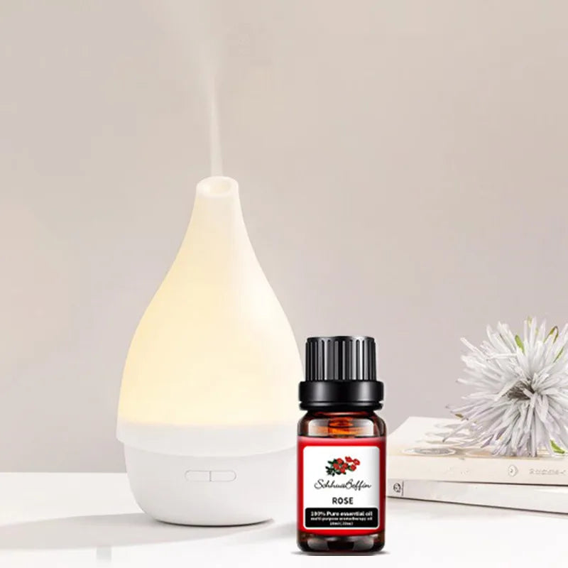 10ml Lavender Green Tea Plant Essential Oil Natural Aromatherapy Fragrance Humidifier Water Soluble Massage Essential Oil - Kimlud