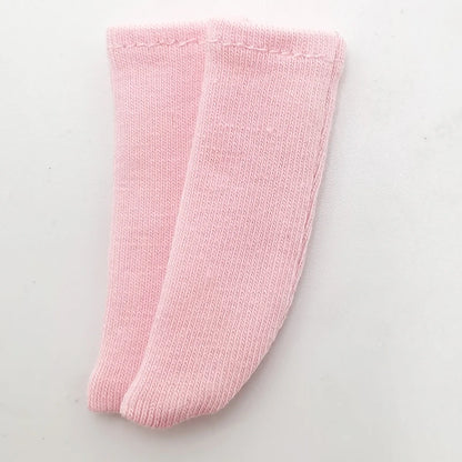 For Blythe Doll Socks Black White Pink Candy color Socks for Ob24 Ob22 Azone Doll Long Stockings - Kimlud