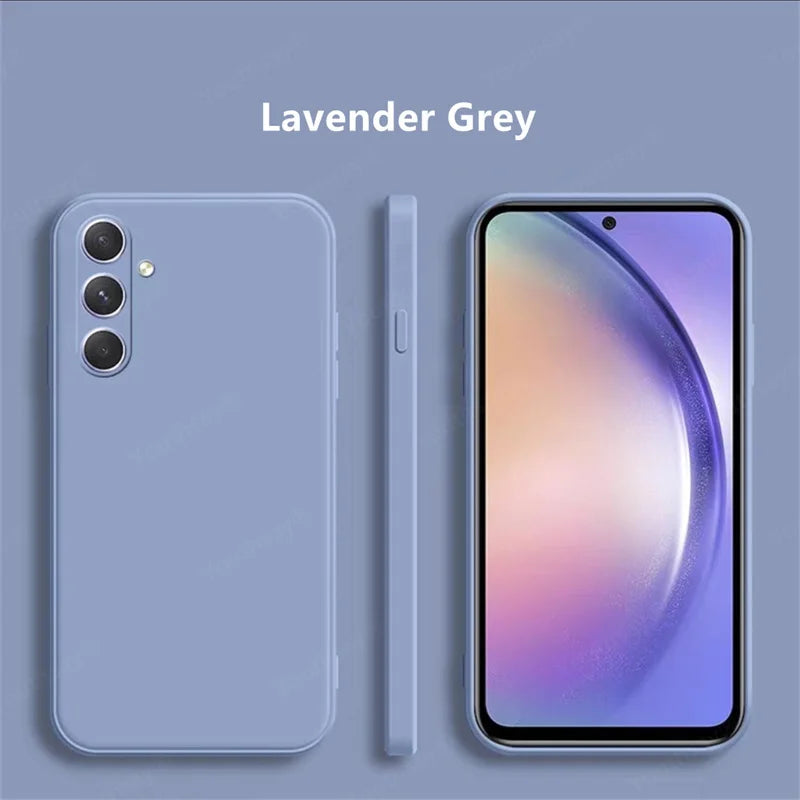 For Samsung Galaxy A16 Case Cover Samsung Galaxy A17 A16 A56 A36 A15 Funda Coque Soft Original Liquid Silicone Case Samsung A16 - Kimlud