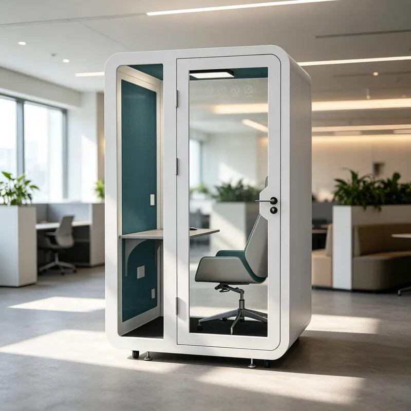 Customized Portable Sound‑Isolated Remote‑Work Booth Indoor Mobile Silent Pod Privacy Home‑Office Study Cabin
