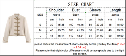 TFMLN Vintage Button Jacket For Women Stand Collar Autumn New Slim Casual Shoulder Pad  Outerwear Ladies Short Coat 2025