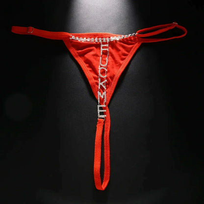 Stonefans Sexy Flower Crystal Thong Bikini Panties Jewelry for Women Stretch Rope Rhinestone Thong Back Panties Body Jewelry