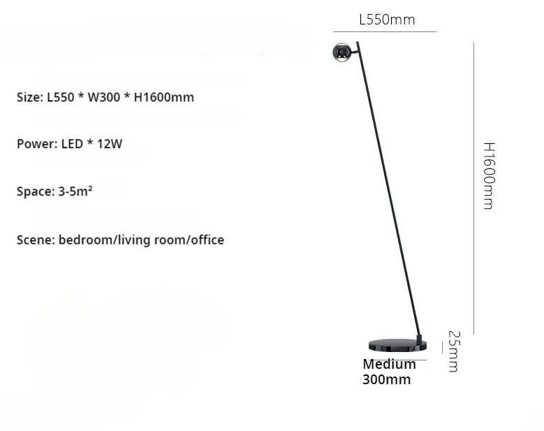 Hot Selling Wind Living Room Sofa Next To The Floor Light Modern Simple Sense Can Rotate The Hand Sensing Bedroom Floor Lamp - Kimlud
