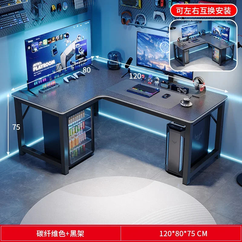 Study Storage Computer Desks Gaming Reading Pc Ergonomic Table Keyboard Notebook Accessories Mesas De Computador Home Furniture - Kimlud