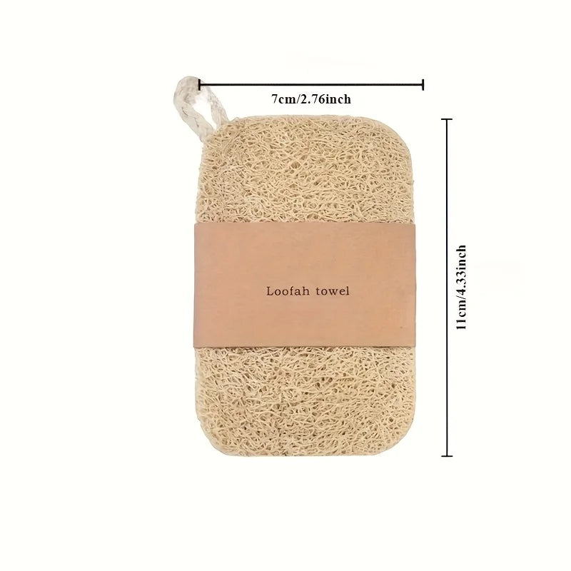 Natural Luffa DishTowel Washing Cloth Sponge Loofah Scrub Pad Dish Pot Oil Stain Removing Scrubber Kitchen Clean Brushes...