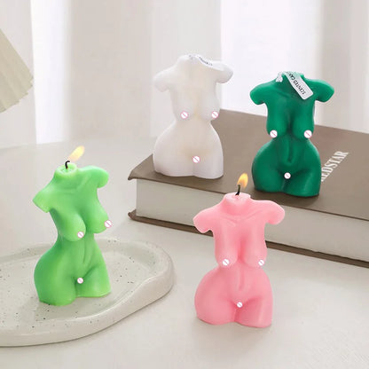 Sexy human silicone Mold DIY Aromatherapy candle Handmade soap silicone mold