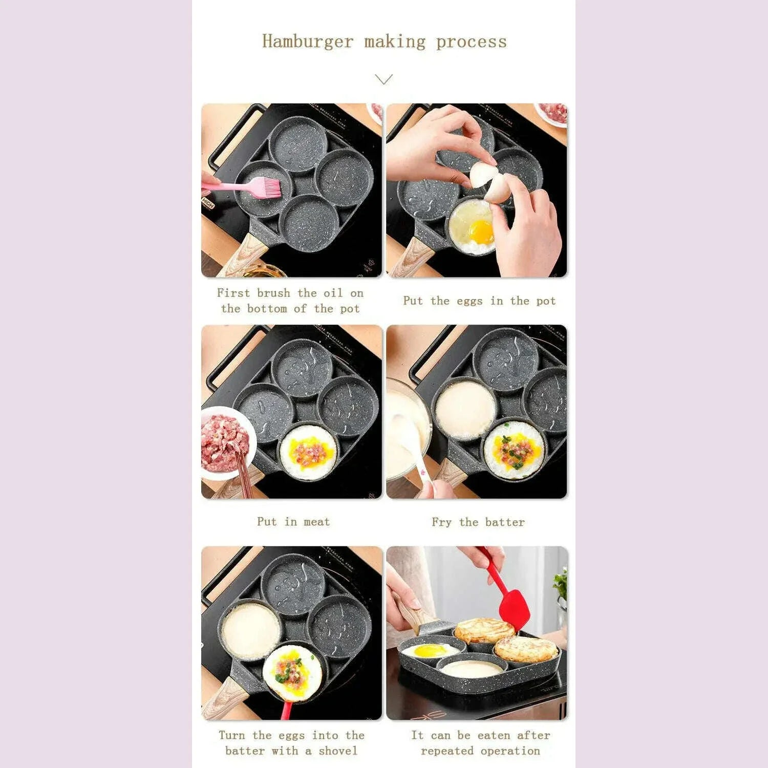 4-hole Omelet Pan VIP