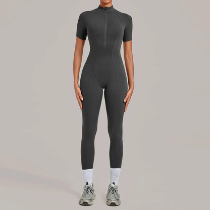 Triangle Back Women Fitness Yoga Set Sports Bodysuit Shorts One Piece Jumpsuit Gym Push Up Workout Legging Active Wear XP69