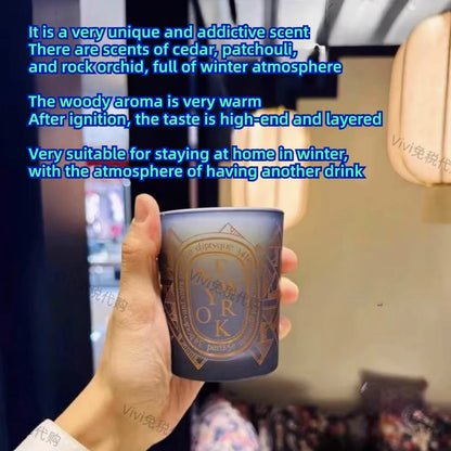 190g Aromatherapy Candle City Limited Edition Pure Natural Plant Essential Oil Scented Candle Cafe Chantilly Christmas...