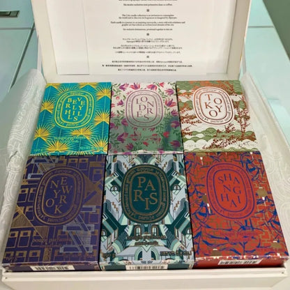 190g Aromatherapy Candle City Limited Edition Pure Natural Plant Essential Oil Scented Candle Cafe Chantilly Christmas...
