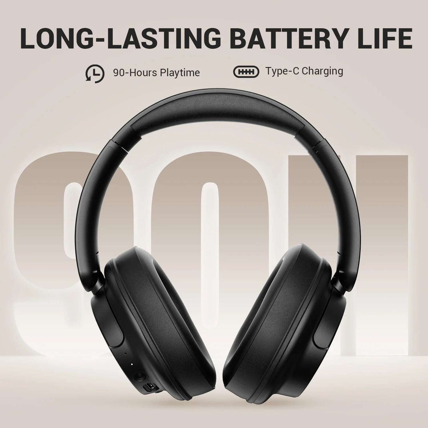 Oneodio EKSA V16 Wireless Headphones Bluetooth 5.3 Over Ear Headset With Mic Bass/Pop Mode Hi-Res HiFi Wired Headphones 90H APP
