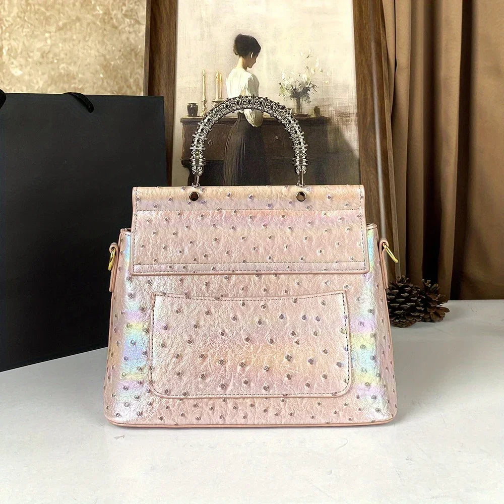 New light luxury high-end handbag, laser light trendy commuting and shopping women's crossbody bag | Kimlud Luxury Bag