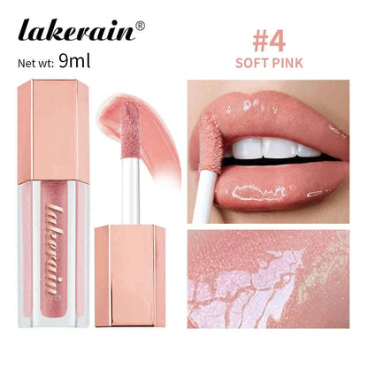 NEW Glitter Gloss Universal Lip Luminizer 8 Colors Makeup Lip Gloss Non-sticky Moisturizing Plumper Long Lasting Glitter Liquid