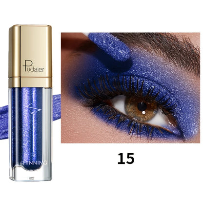 Opulent Diamond-Glow Pearlescent Eyeshadow That Lasts Long, Resists Smudging, And Is Simple to Apply.Ideal for Celebrations.