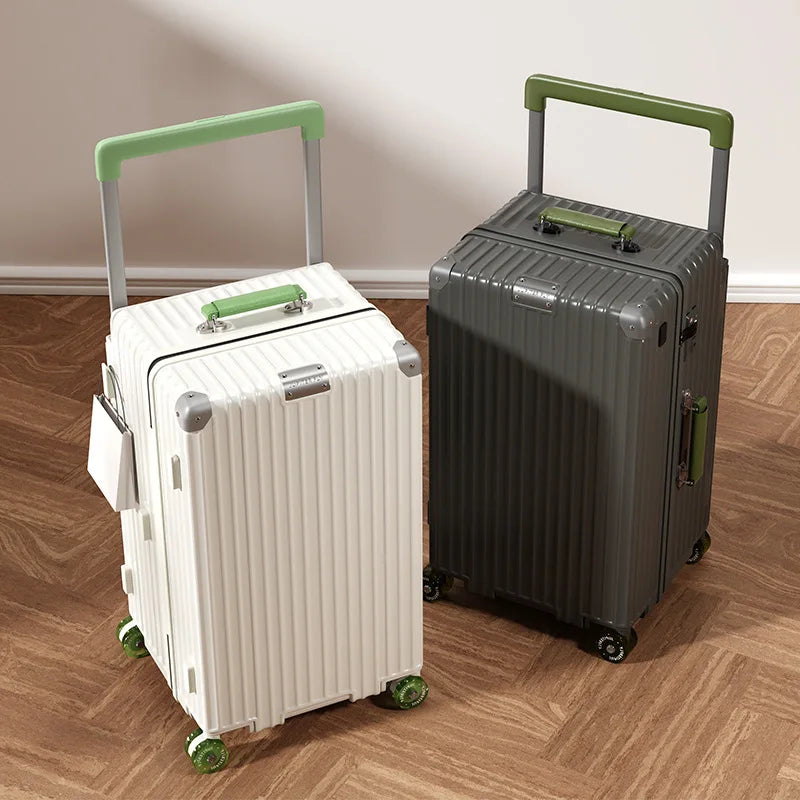 20"24"30 Inch Wide Handle Travel Suitcase PC Zipper Carry-on Luggage Trolley Case with Wheels Boarding Box Rolling Luggage Bag