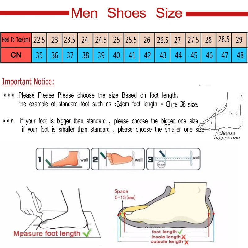 Leather Men's Shoes Comfortable Platform Sneakers for Men Casual Shoes Non Slip Wear-resistant Men Tennis Shoes Neakers...