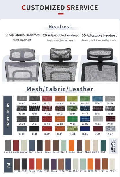 Commercial Furniture 3D Adjus Mesh Chair Ergonomic Office Chair 1 Piece Aluminum Modern 4 Lift 5 Years Optional | Kimlud...