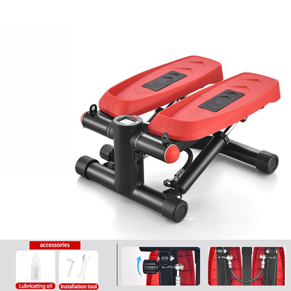 Mini Stepper Pedal Stepper Max 120kg Fitness Stepper LED Display Slimming Treadmill with Pull Rope Exercise Equipment