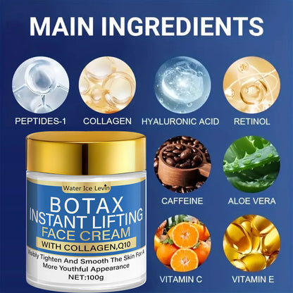 Instant Lifting Face Cream | Collagen + Q10 Boost | Visibly Tighter & Smoother Skin