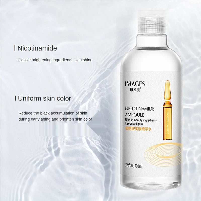 150/300/500ml Hyaluronic Acid Face Essence Anti-aging Remove Wrinkle Shrink Pore VC Niacinamide Moisturizing Brighten Face Serum