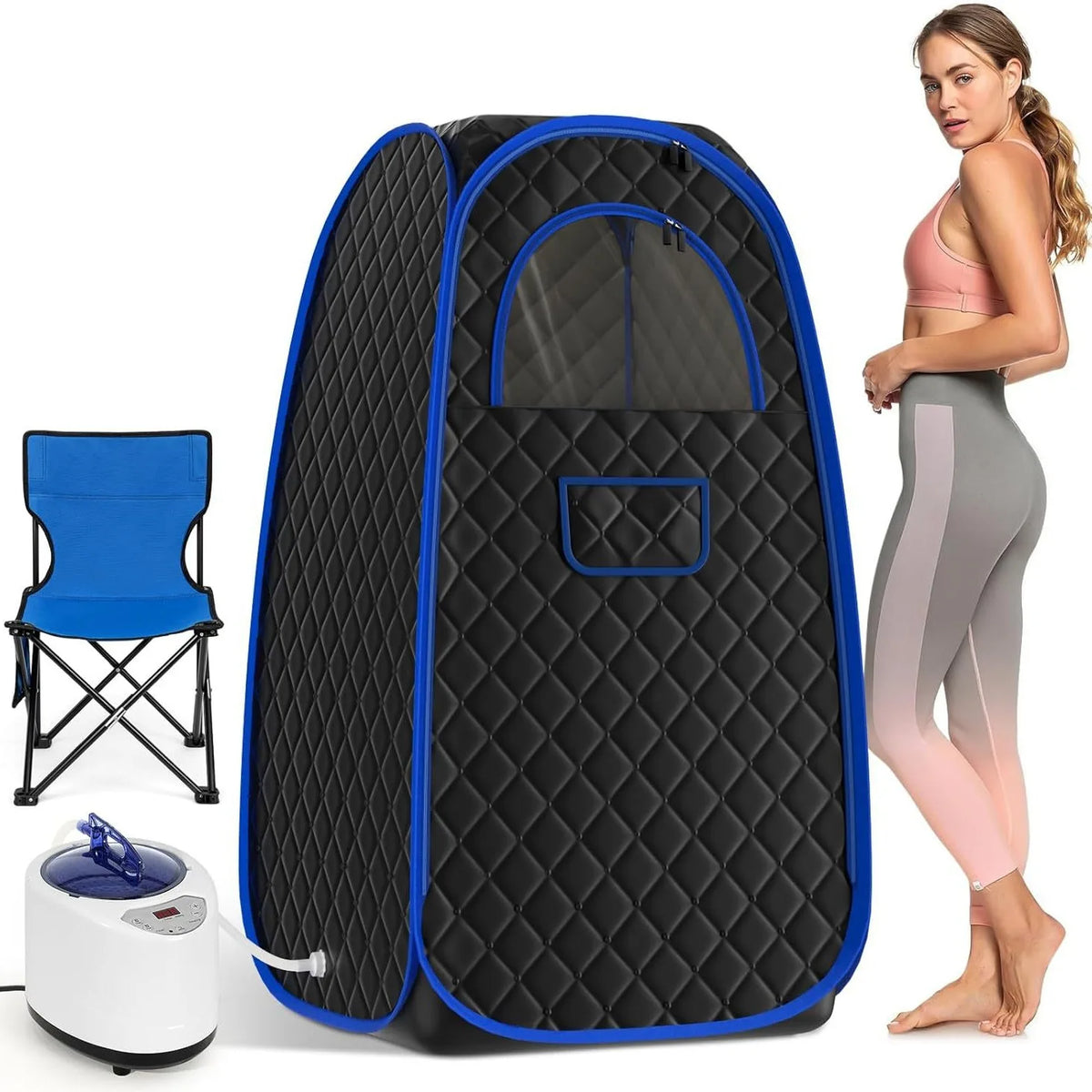 Sauna Box, Portable Steam Sauna, Portable Sauna for Home, Sauna Tent with Steamer