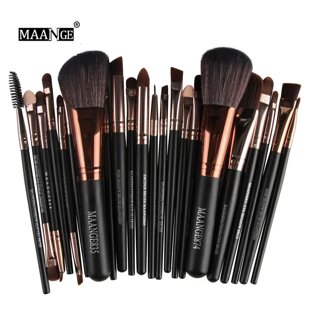 3/13/22pcs Professional Makeup Brushes Tools Set Make Up Brush Tools Kits for Eyeshadow Eyeliner Cosmetics Brushes Maquiagem - Kimlud