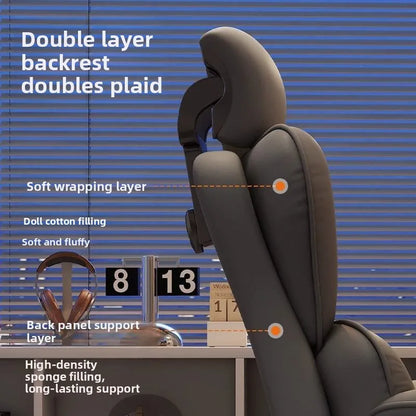 Computer Chair Home Bedroom, Office Chair Liftable, Desk, Chair, Comfortable Sedentary, E-sports, Leisure, Backrest...