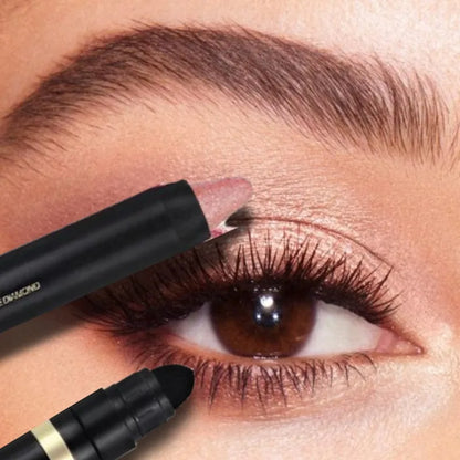 Metallic Glitter Eyeshadow Stick Matte Waterproof Shimmer Lying Silkworm Long Lasting High Gloss Pearlescent Eyeshadow Pen