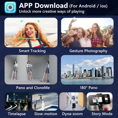 Q18 Desktop Following the shooting Mode Gimbal Stabilizer Selfie Stick Tripod with Fill Light for iPhone Cell Phone Smartphone